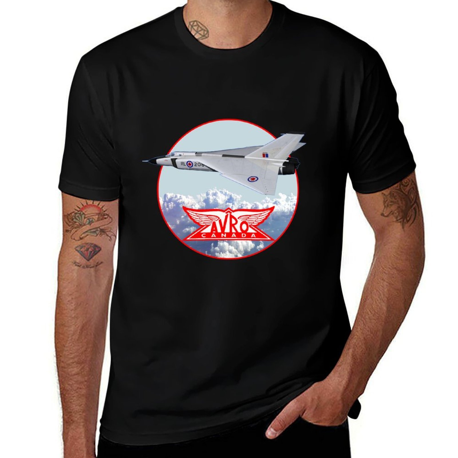 Street Fashion Canada - Футболка Avro Arrow Avro Canada, уличная