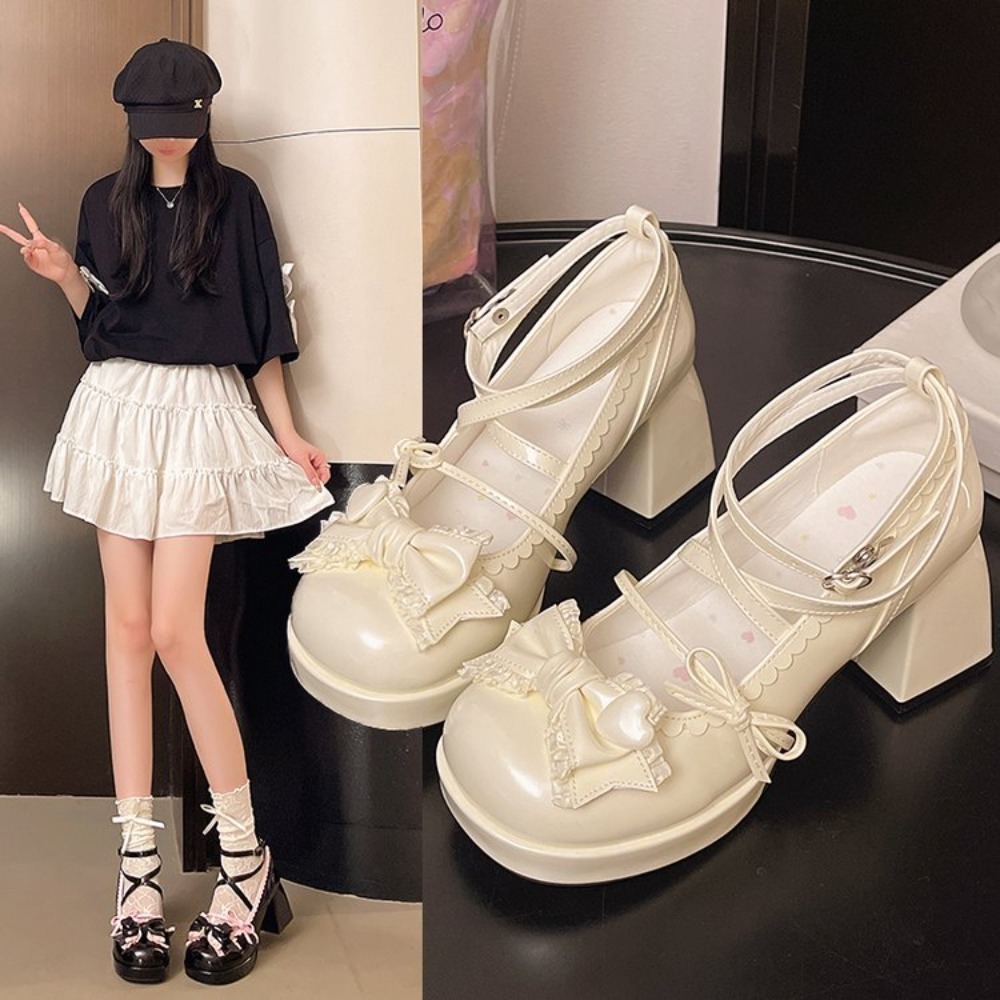 Женские туфли-лолита на платфо – обзор и цена Fashion Street Night