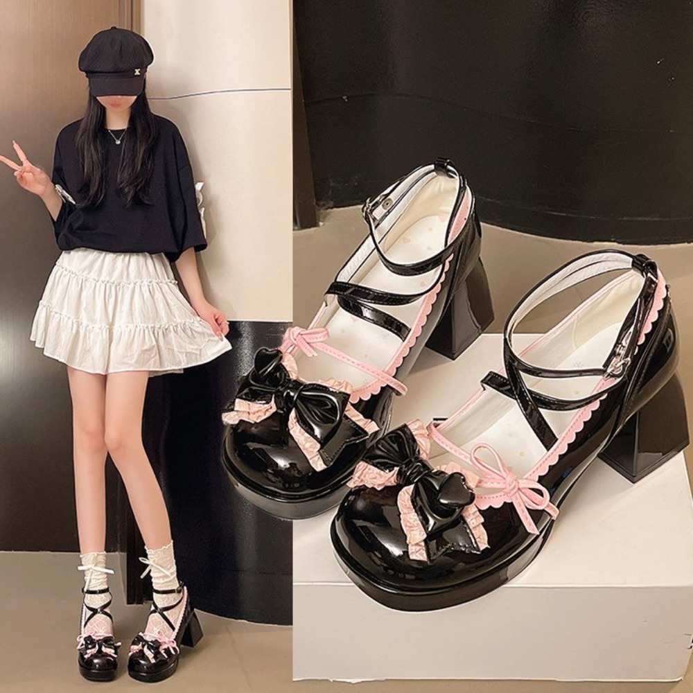 Женские туфли-лолита на платфо – обзор и цена Fashion Street Night
